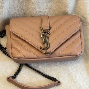 Saint Laurent Tri-Quilt Monogram Envelope Bag